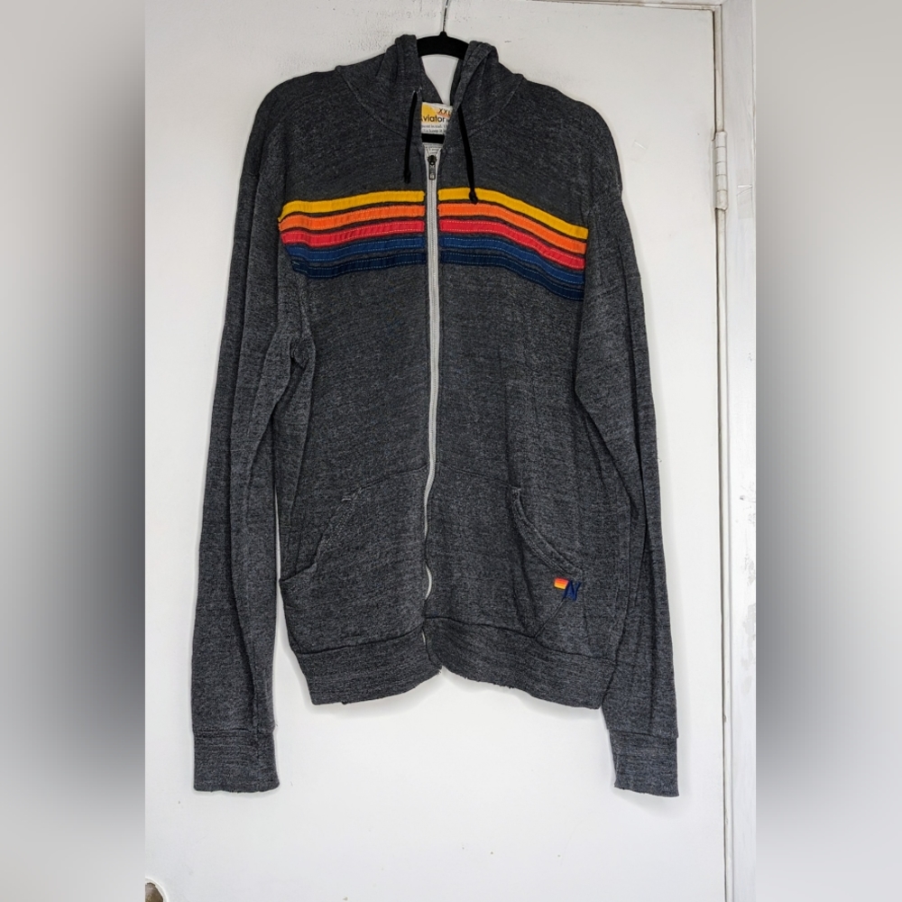 Aviator Nation Gray Hoodie - XXL